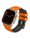 UNIQ Linus Apple Watch 4/5/6/7/SE/8/9/Ultra 44/45/49mm Airosoft Silikon orange/volt orange