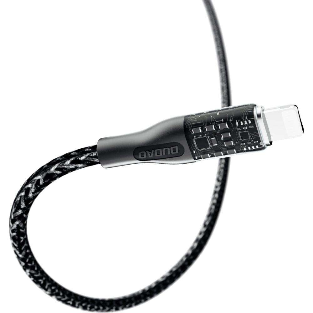 Kabel Dudao L22L USB-A/Lightning 30W 1m szary
