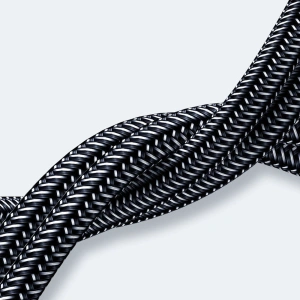 Kabel Dudao L22X 3w1 USB-A/USB-C - microUSB - Lightning 120W 1m stříbrný