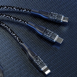 Kup Cablul Dudao L22X 3w1 USB-A/USB-C - microUSB - Lightning 120W 1m argintiu - DDA265 - {ean13} - Sklep Home Screen
