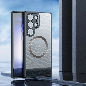 Kup Etui Dux Ducis Aimo Mag MagSafe Samsung Galaxy S23 Ultra negru - DDS1716 - {ean13} - Sklep Home Screen