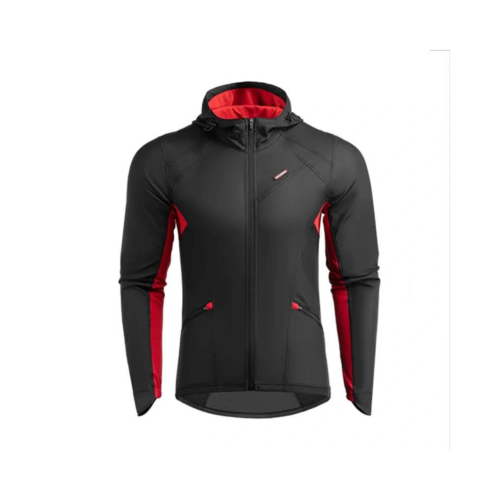 Kurtka rowerowa Rockbros 15420381003 (czarno-czerwona)