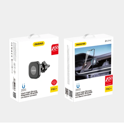 Kup Magnetický automobilový držák Dudao F6C+ Air Vent černý - DDA269 - {ean13} - Sklep Home Screen