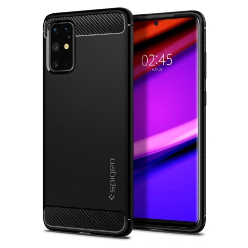 Buy Spigen Rugged Armor Samsung Galaxy S20+ Plus Matte Black - SPN517BLK - {ean13} - Home Screen Store Europe