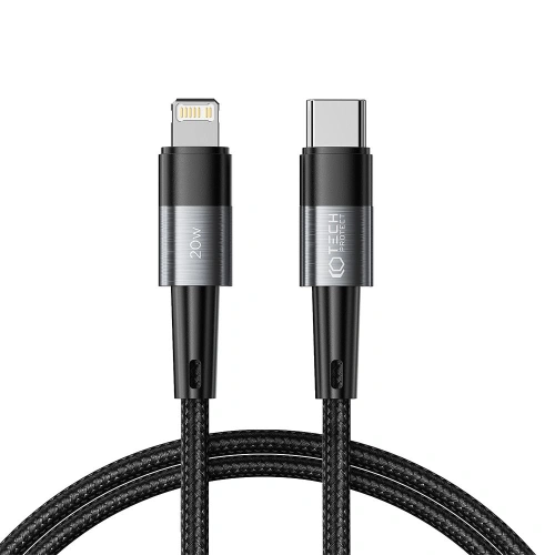 Buy Tech-Protect Ultraboost USB-C/Lightning Cable PD 20W 3A 100cm Grey - THP2023 - {ean13} - Home Screen Store Europe