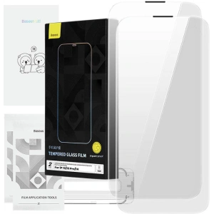 Buy Baseus Corning Tempered Glass Apple iPhone 14/13/13 Pro with dust filter - BSU4222 - {ean13} - Home Screen Store Europe