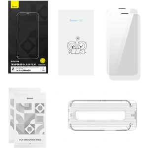 Kup Szkło hartowane Baseus Corning Apple iPhone 14/13/13 Pro z filtrem przeciwpyłowym - BSU4222 - {ean13} - Sklep Home Screen