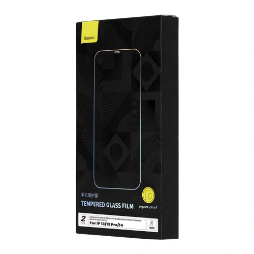 Buy Baseus Corning Tempered Glass Apple iPhone 14/13/13 Pro with dust filter - BSU4222 - {ean13} - Home Screen Store Europe