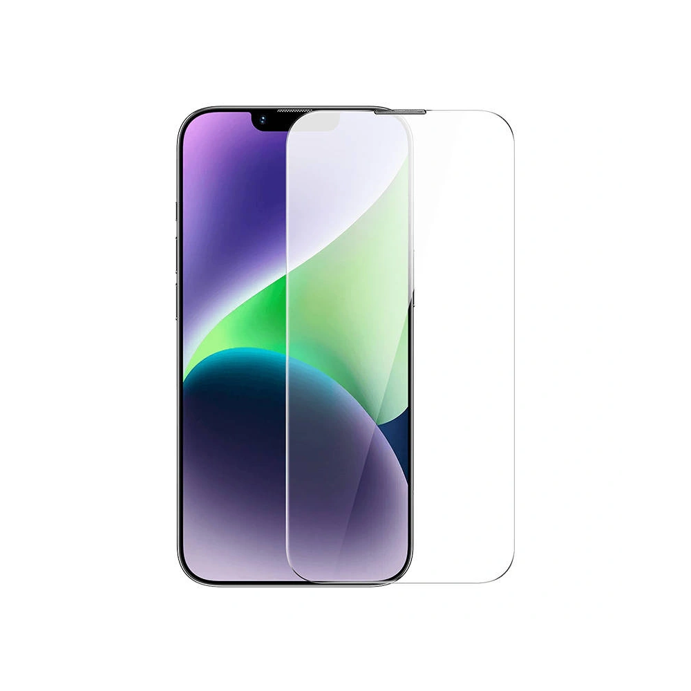 Szkło hartowane Baseus Corning Apple iPhone iPhone 14 Plus / 15 Plus z filtrem przeciwpyłowym