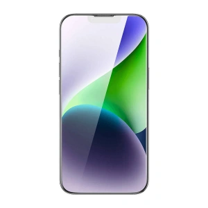 Szkło hartowane Baseus Corning Apple iPhone iPhone 14 Plus / 15 Plus z filtrem przeciwpyłowym
