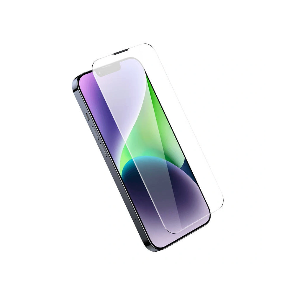 Szkło hartowane Baseus Corning Apple iPhone iPhone 14 Plus / 15 Plus z filtrem przeciwpyłowym