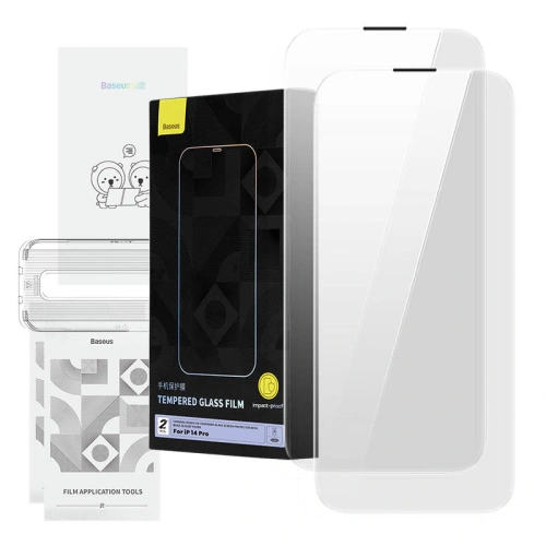 Kup Szkło hartowane Baseus Corning Apple iPhone 14 Pro z filtrem przeciwpyłowym - BSU4224 - {ean13} - Sklep Home Screen