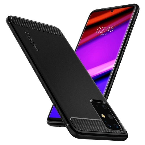 Kup Etui Spigen Rugged Armor Samsung Galaxy S20+ Plus matná černá - SPN517BLK - {ean13} - Sklep Home Screen