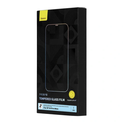 Buy Baseus Corning Tempered Glass Baseus Corning Apple iPhone 14 Pro Max with dust filter - BSU4225 - {ean13} - Home Screen Store Europe