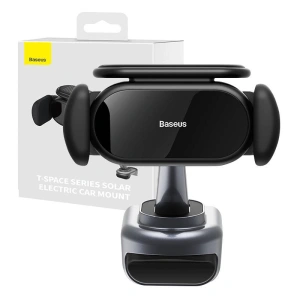 Buy Baseus T-Space Series Solar Electric Car Mount (black) - BSU4226 - {ean13} - Home Screen Store Europe