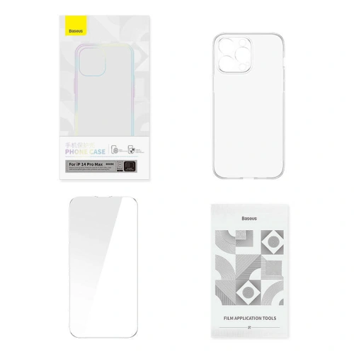 Kup Baseus Apple Gehäuse + Glas-Kit Corning iPhone 14 Pro Max - BSU4227 - {ean13} - Sklep Home Screen