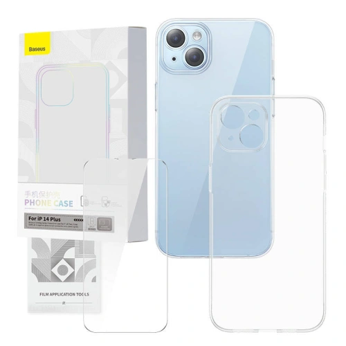 Buy Baseus Corning Case + Glass Apple iPhone 14 Plus / 15 Plus - BSU4228 - {ean13} - Home Screen Store Europe