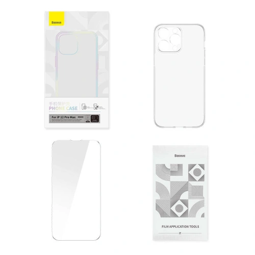 Kup Zestaw etui + szkło Baseus Corning Apple iPhone 12 Pro Max - BSU4234 - {ean13} - Sklep Home Screen