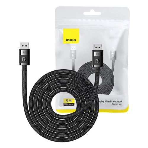 Kup Baseus Kabel High Definition DP 8K/DP 8K 5m (schwarz) - BSU4255 - {ean13} - Sklep Home Screen