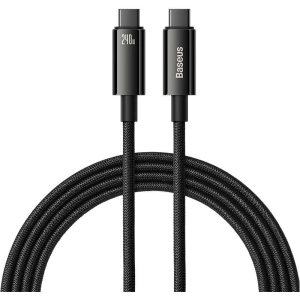 Kábel Baseus Tungsten Gold USB-C/USB-C 240W 2m (fekete)