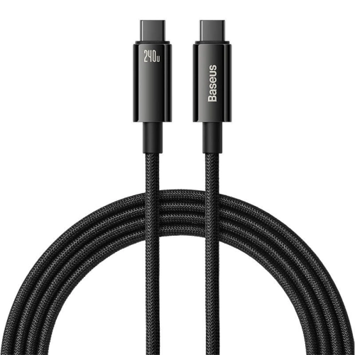 Kup Baseus Kabel Tungsten Gold USB-C/USB-C 240W 2m (schwarz) - BSU4260 - {ean13} - Sklep Home Screen