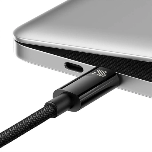 Kup Baseus Kabel Tungsten Gold USB-C/USB-C 240W 2m (schwarz) - BSU4260 - {ean13} - Sklep Home Screen