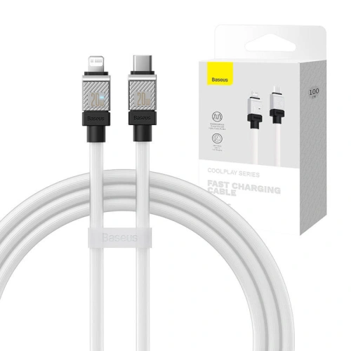 Kup Baseus Kabel CoolPlay Series USB-C/Lightning 20W 1m (weiß) - BSU4262 - {ean13} - Sklep Home Screen