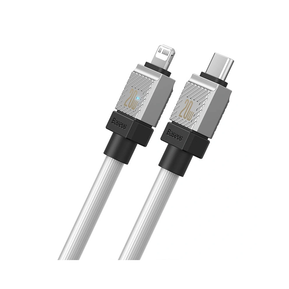 Kabel Baseus CoolPlay Series USB-C/Lightning 20W 1m (biały)