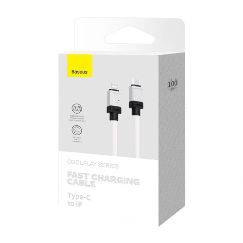 Kup Baseus Kabel CoolPlay Series USB-C/Lightning 20W 1m (weiß) - BSU4262 - {ean13} - Sklep Home Screen