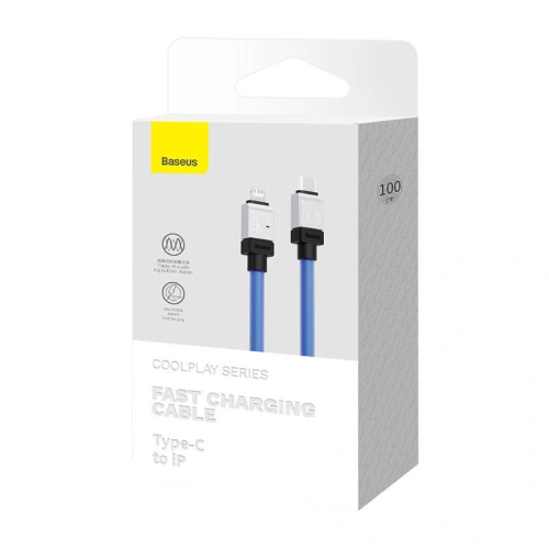 Kup Kabel Baseus CoolPlay Series USB-C/Lightning 20W 1m (fialový) - BSU4263 - {ean13} - Sklep Home Screen