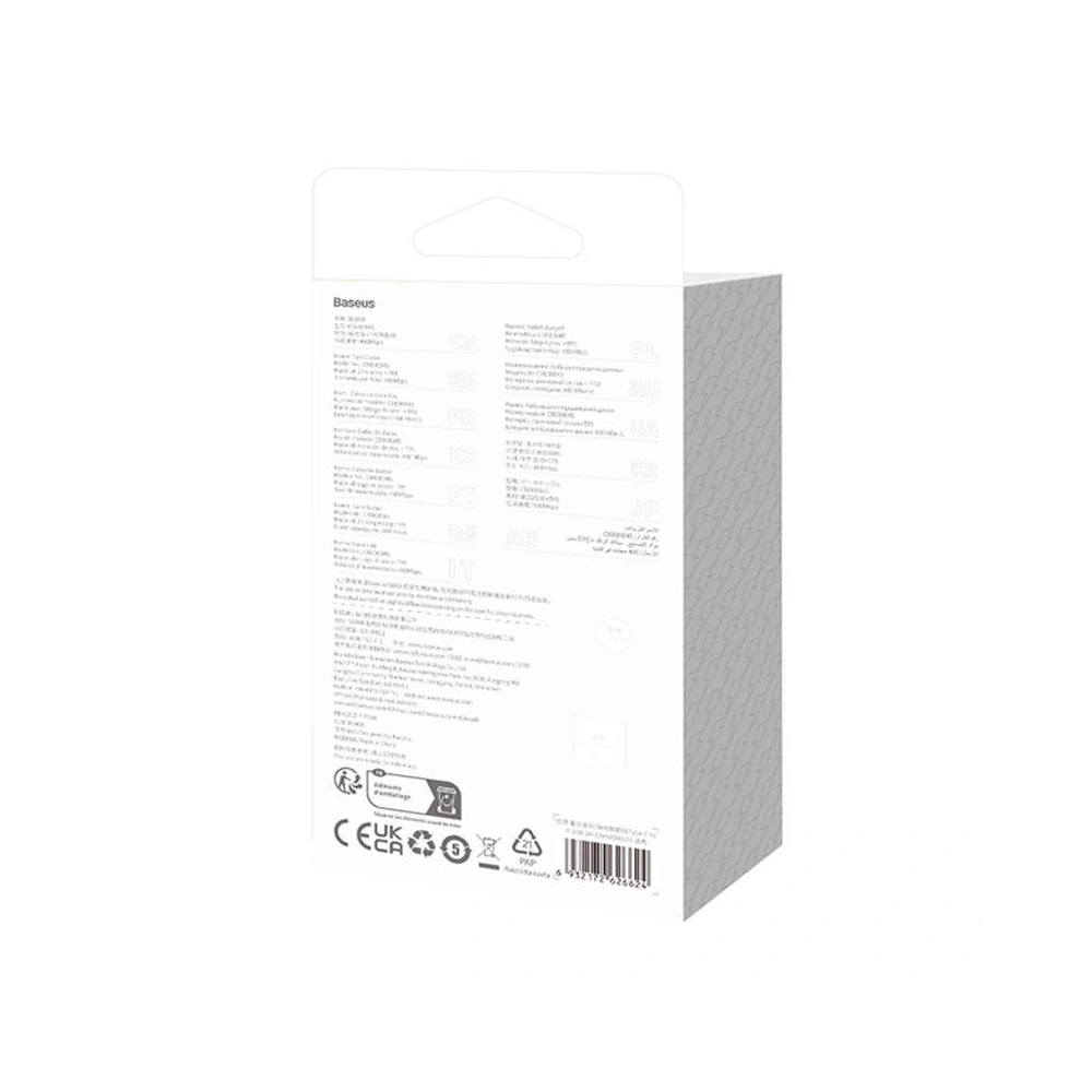 Kabel Baseus CoolPlay Series USB-C/Lightning 20W 2m (fioletowy)