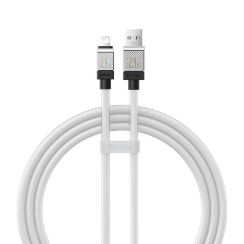Kup Cablu Baseus CoolPlay Series USB-A/Lightning 2.4A 1m (alb) - BSU4273 - {ean13} - Sklep Home Screen