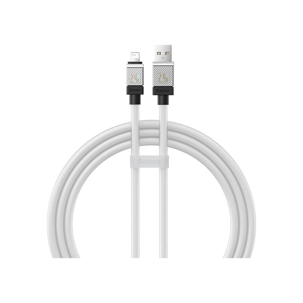 Kabel Baseus CoolPlay Series USB-A/Lightning 2.4A 1m (biały)