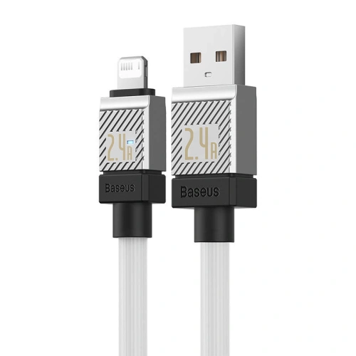 Kup Cablu Baseus CoolPlay Series USB-A/Lightning 2.4A 1m (alb) - BSU4273 - {ean13} - Sklep Home Screen