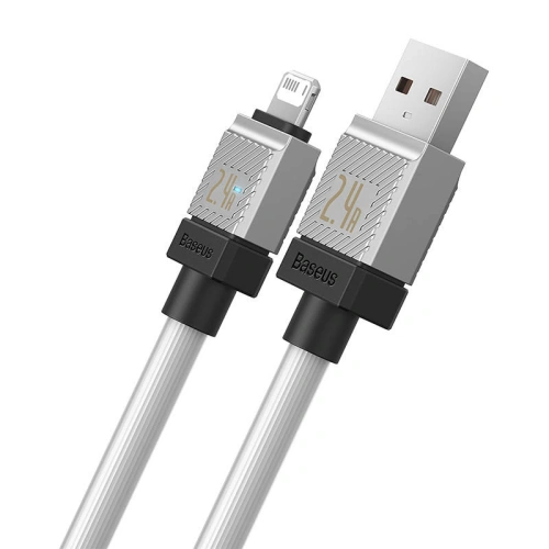 Kup Cablu Baseus CoolPlay Series USB-A/Lightning 2.4A 1m (alb) - BSU4273 - {ean13} - Sklep Home Screen