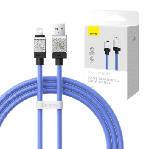 Kup Kabel Baseus CoolPlay Series USB-A/Lightning 2.4A 1m (fialový) - BSU4274 - {ean13} - Sklep Home Screen