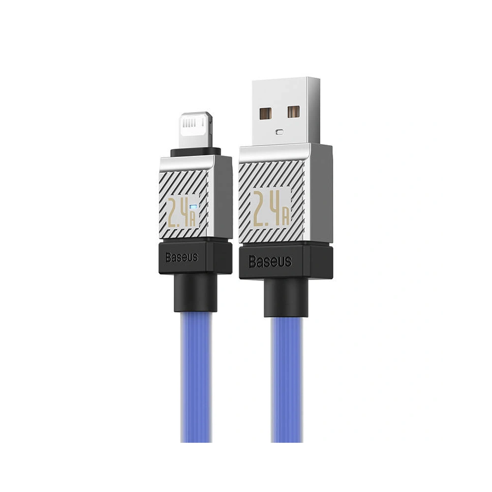 Kabel Baseus CoolPlay Series USB-A/Lightning 2.4A 1m (fioletowy)