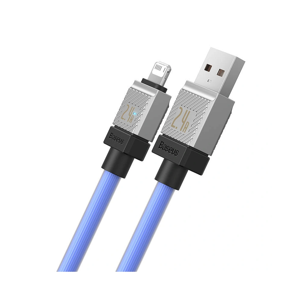 Kabel Baseus CoolPlay Series USB-A/Lightning 2.4A 1m (fioletowy)