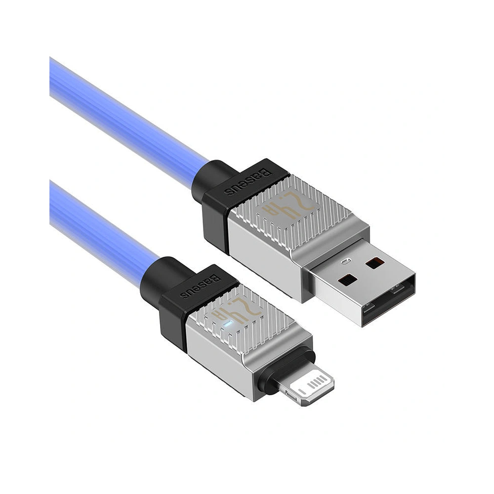 Kabel Baseus CoolPlay Series USB-A/Lightning 2.4A 1m (fioletowy)