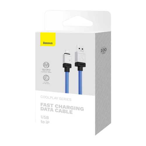 Kup Kabel Baseus CoolPlay Series USB-A/Lightning 2.4A 1m (fialový) - BSU4274 - {ean13} - Sklep Home Screen
