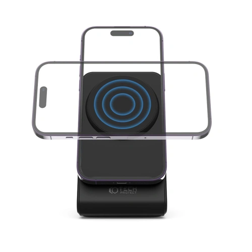 Kup Încărcător wireless MagSafe Tech-Protect Qi15W-A23 Încărcător Magnetic Wireless Negru - THP2024 - {ean13} - Sklep Home Screen