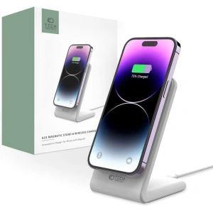 Kup Ładowarka bezprzewodowa MagSafe Tech-Protect Qi15W-A23 Magnetic Wireless Charger White - THP2025 - {ean13} - Sklep Home Screen