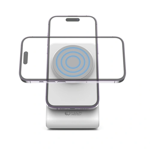 Kup Încărcător wireless MagSafe Tech-Protect Qi15W-A23 Încărcător Wireless Magnetic Alb - THP2025 - {ean13} - Sklep Home Screen