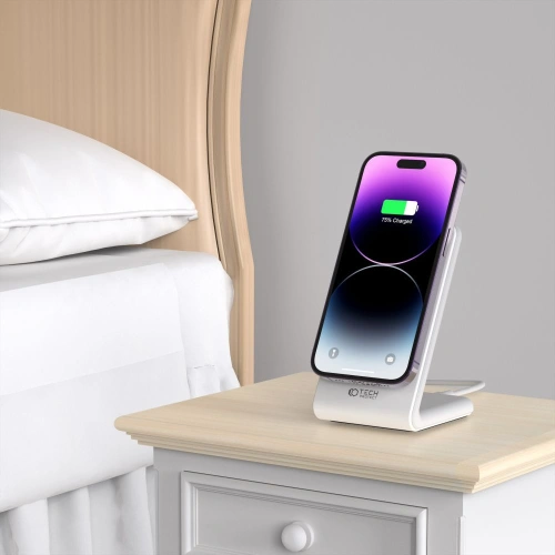 Kup Încărcător wireless MagSafe Tech-Protect Qi15W-A23 Încărcător Wireless Magnetic Alb - THP2025 - {ean13} - Sklep Home Screen