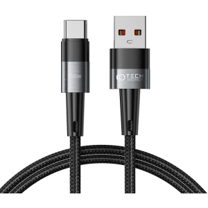 Tech-Protect Kabel Ultraboost USB-A/USB-C 66W 6A 100cm Grau