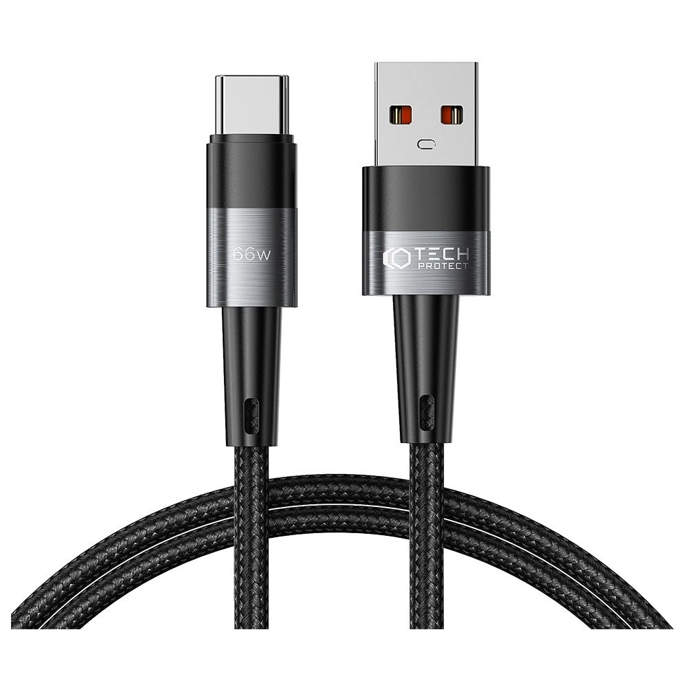 Kabel Tech-Protect Ultraboost USB-A/USB-C 66W 6A 100cm Grey