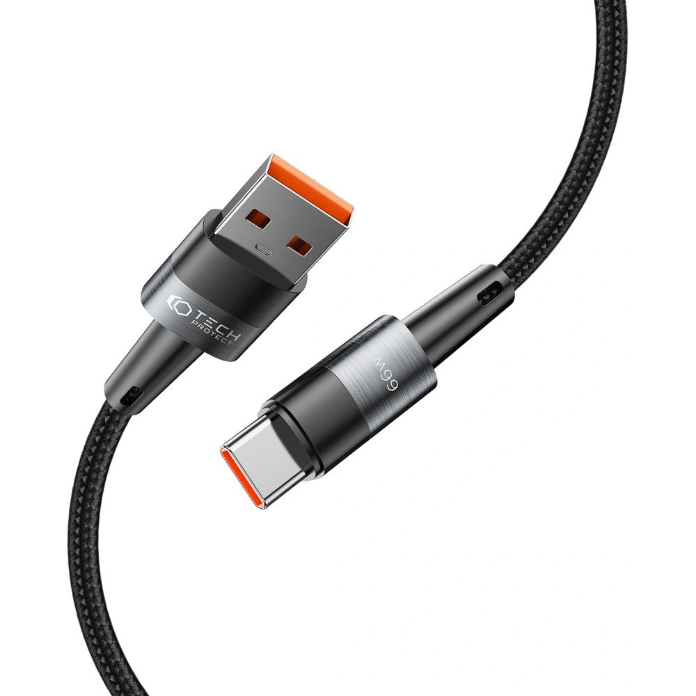Kabel Tech-Protect Ultraboost USB-A/USB-C 66W 6A 100cm Grey