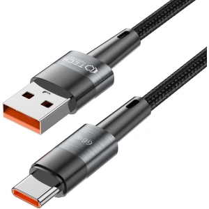 Tech-Protect Kabel Ultraboost USB-A/USB-C 66W 6A 100cm Grau
