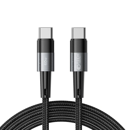 Kup Cablu Tech-Protect Ultraboost USB-C/USB-C PD 60W 3A 200cm Gri - THP2028 - {ean13} - Sklep Home Screen