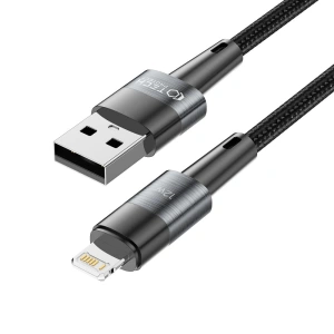 Kabel Tech-Protect Ultraboost USB-A/Lightning 12W 2.4A 100cm Šedá